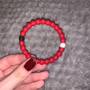 RED x lokai bracelets
